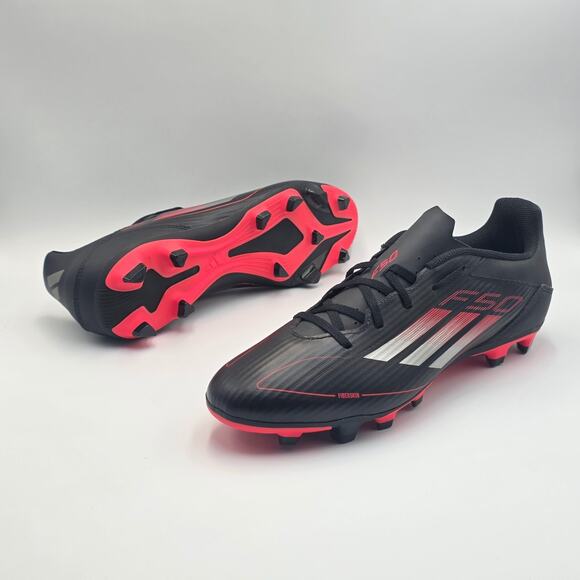 Adidas F50 Club Firm Ground MG Men\'s Size 11.5 Soccer Cleats IE1246 Black Red main image 15